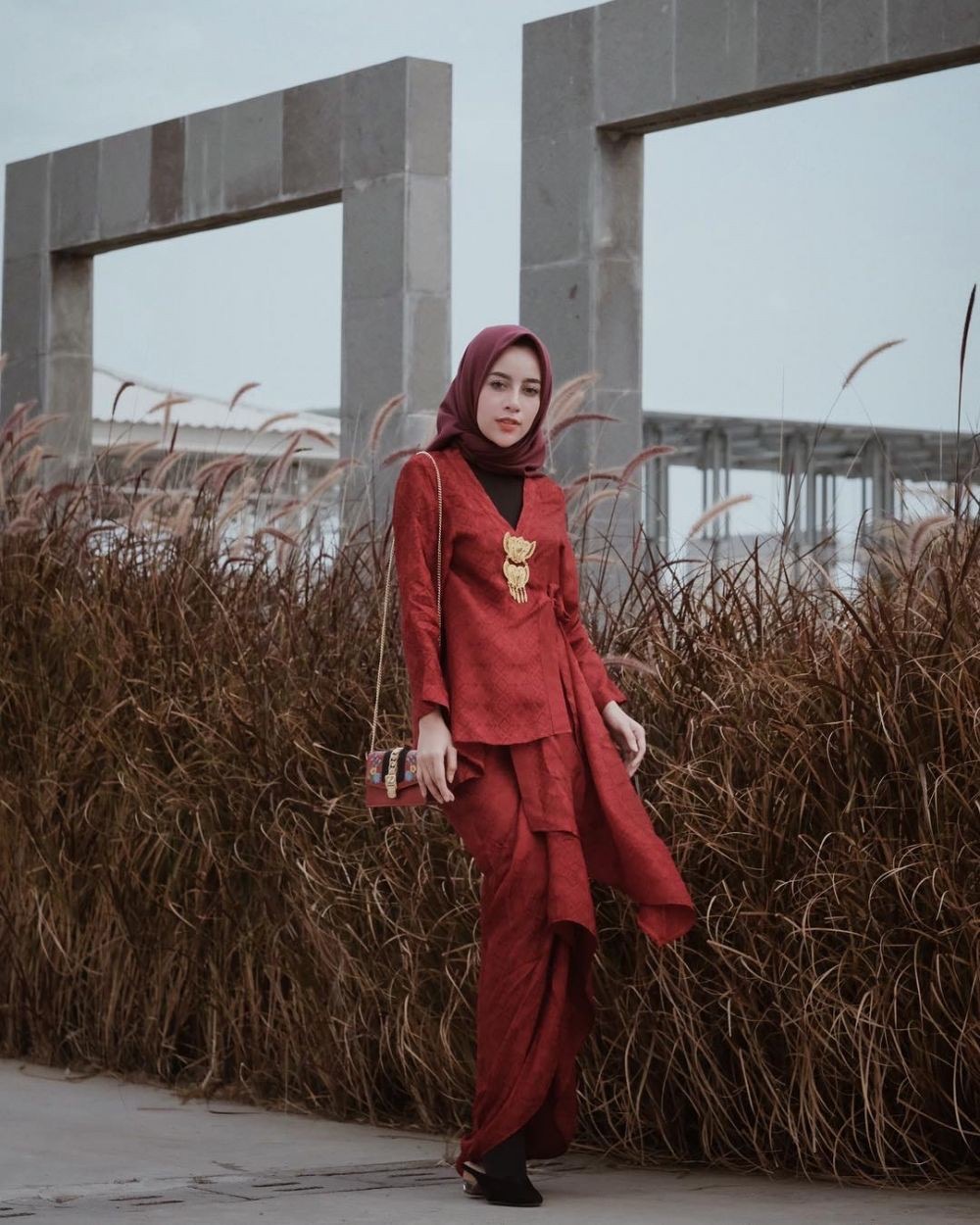 Kebaya Merah Hijab