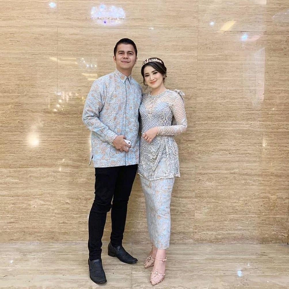 Batik Couple Dress Brokat