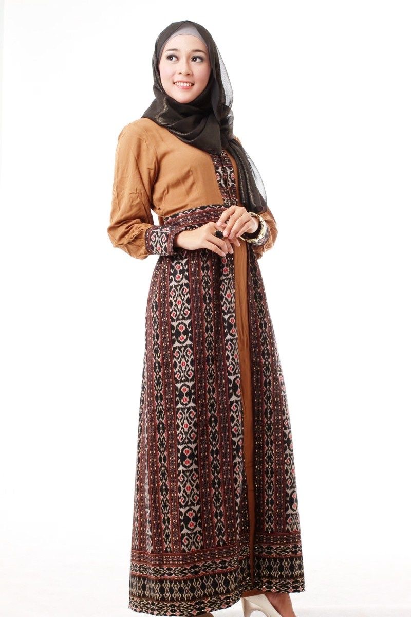 Dress batik simple motif etnik