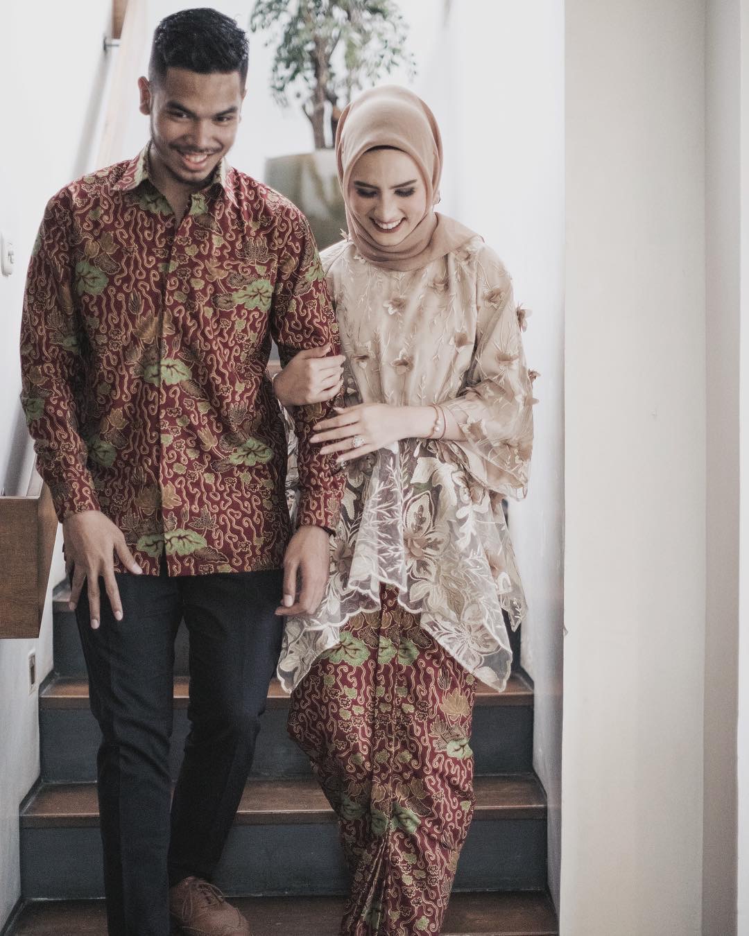 Kebaya Batik Muslim Modern Couple