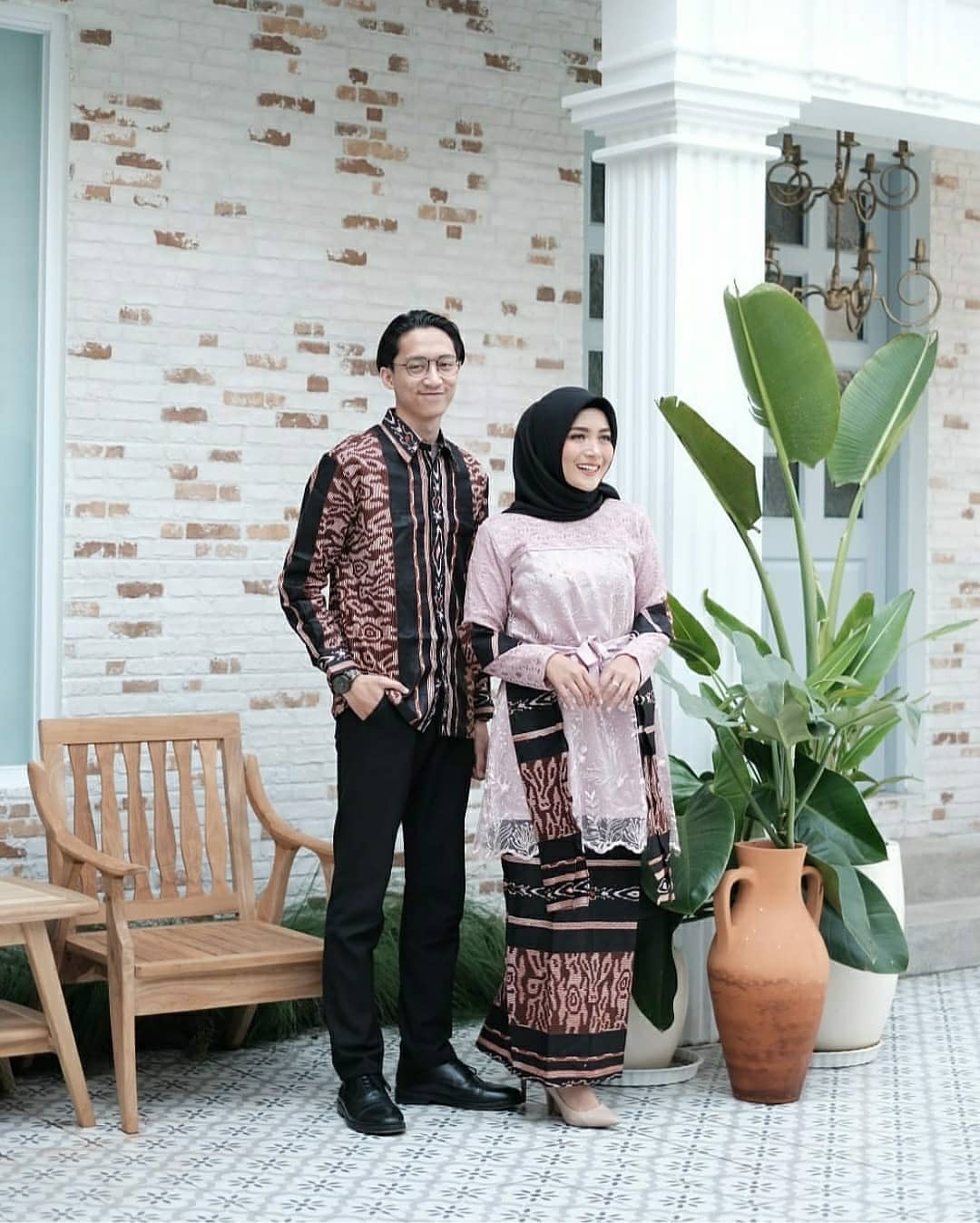 Model Batik Couple Kombinasi Satin