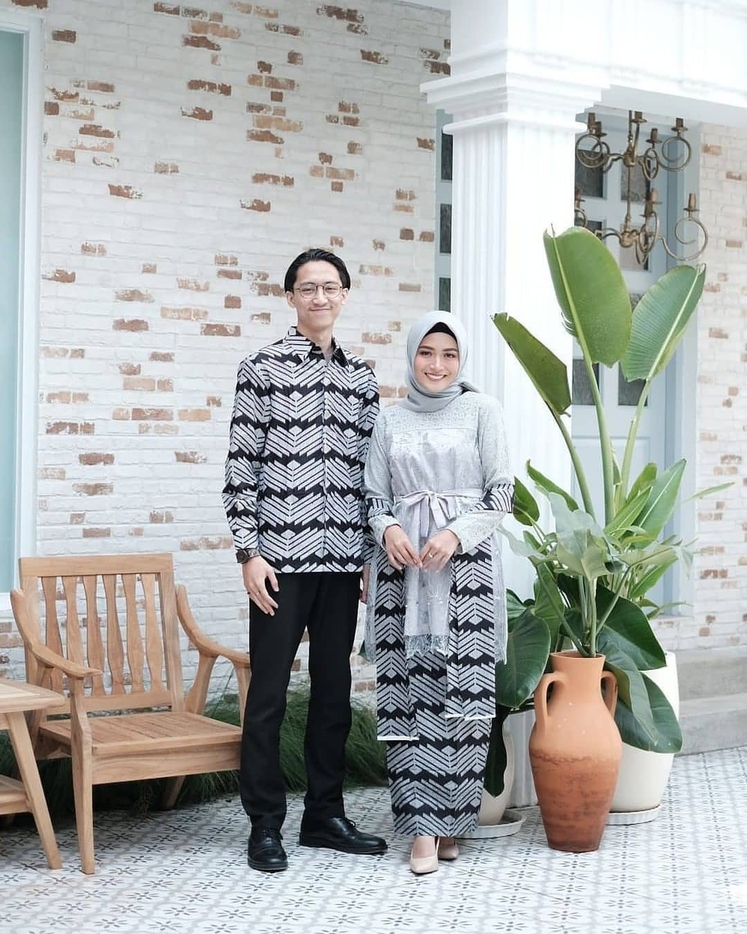 Model Batik Couple Zigzag