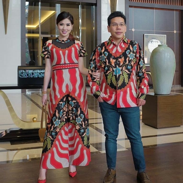 Model Batik Sarimbit Loreng