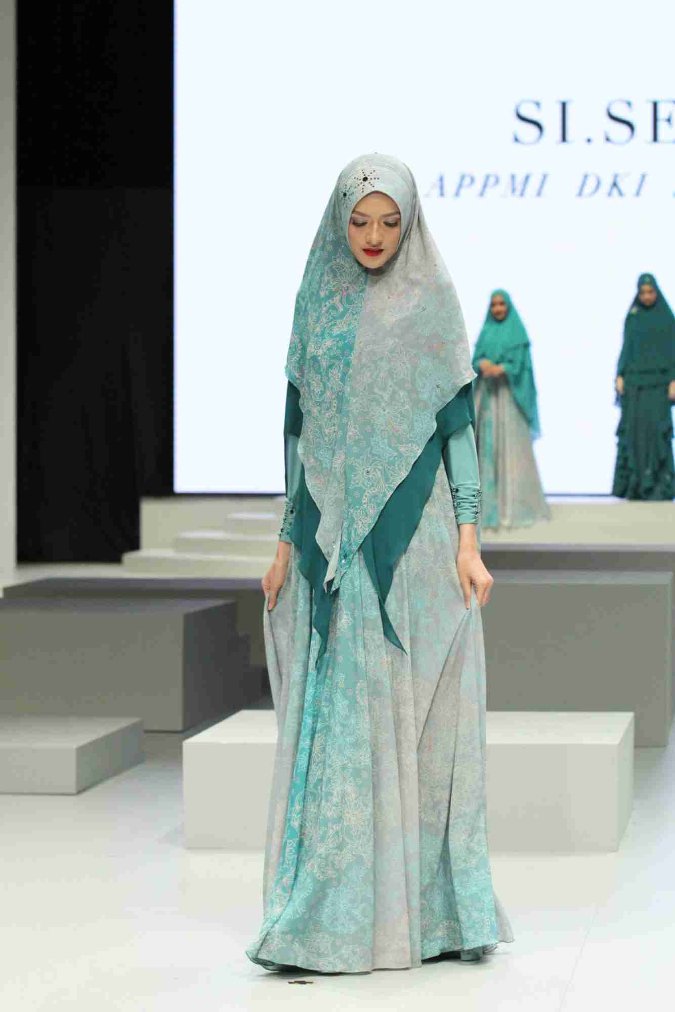 Model baju batik gamis syar’i fresh