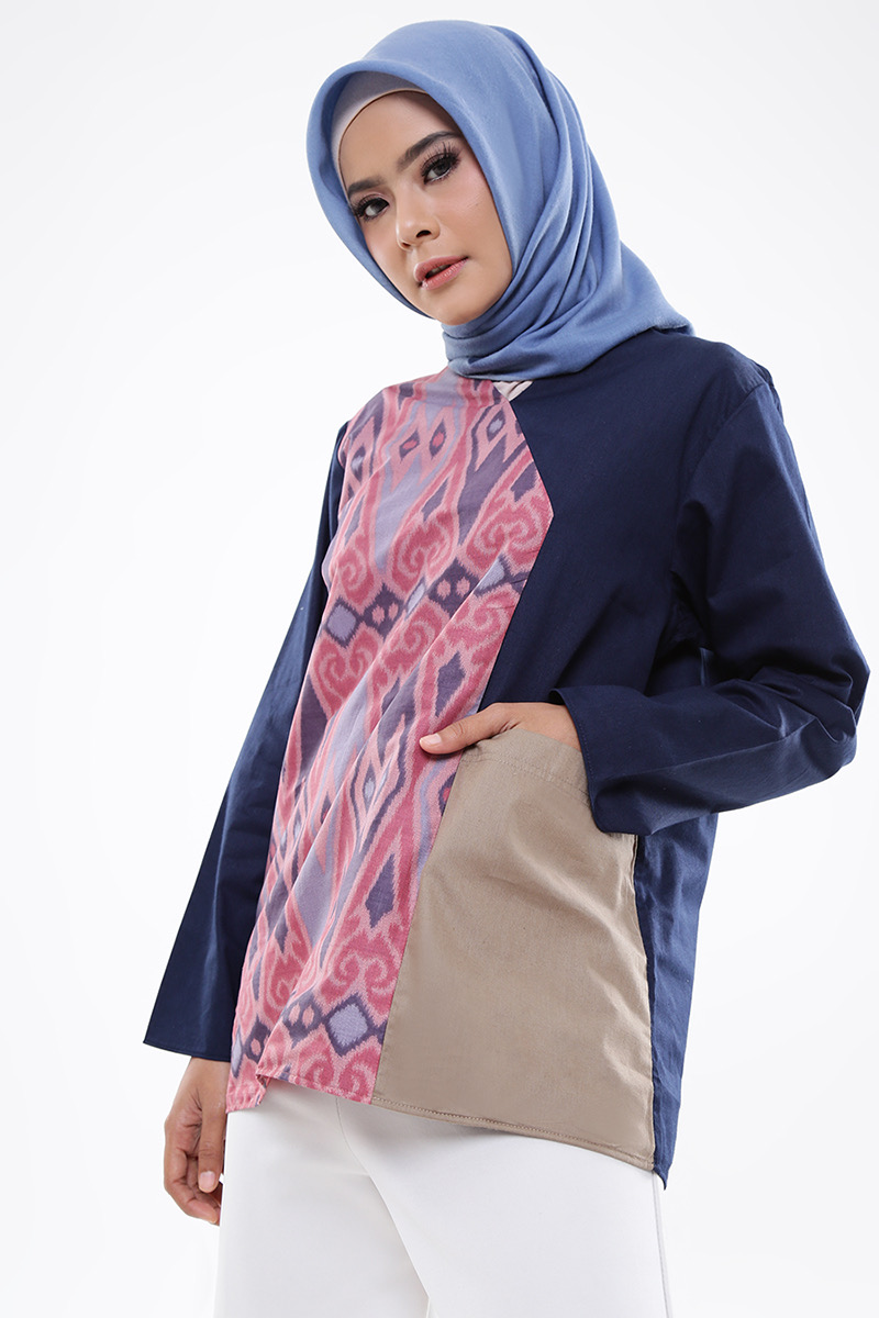 Model baju batik untuk muslim pergi ke kampus