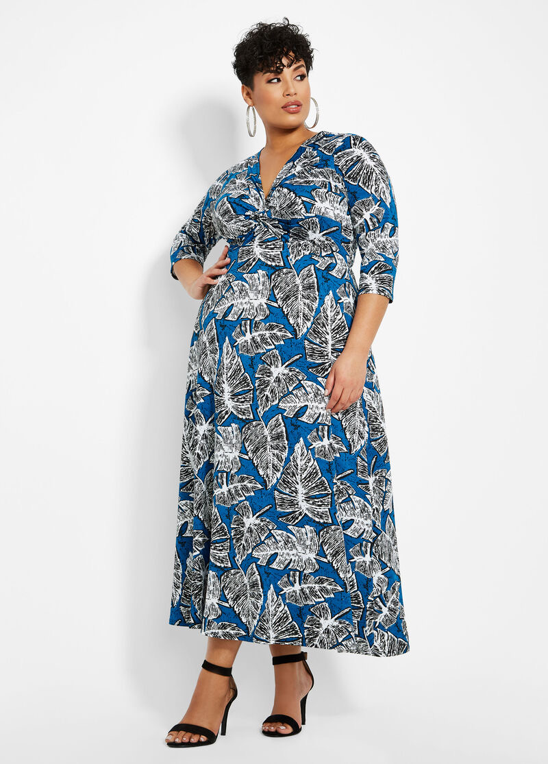 Model baju batik untuk wanita gemuk longdress