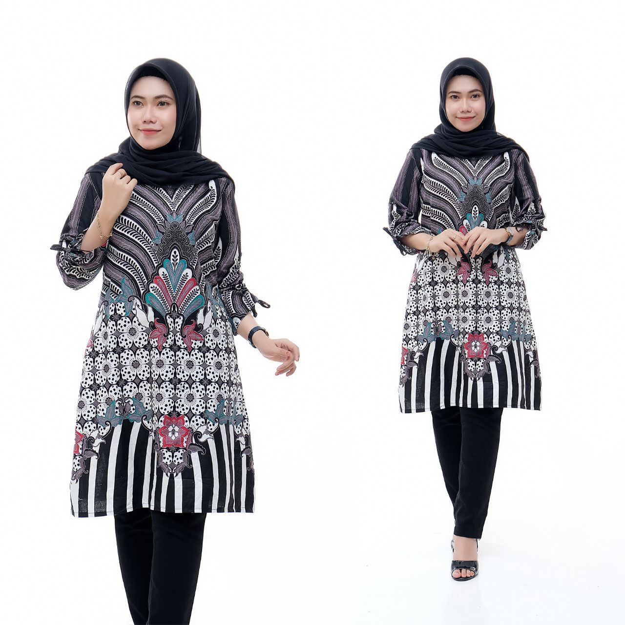 Atasan Batik Kawung Pewarnan Alam