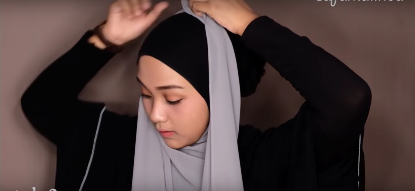 Hijab Tutorial Pashmina Simple