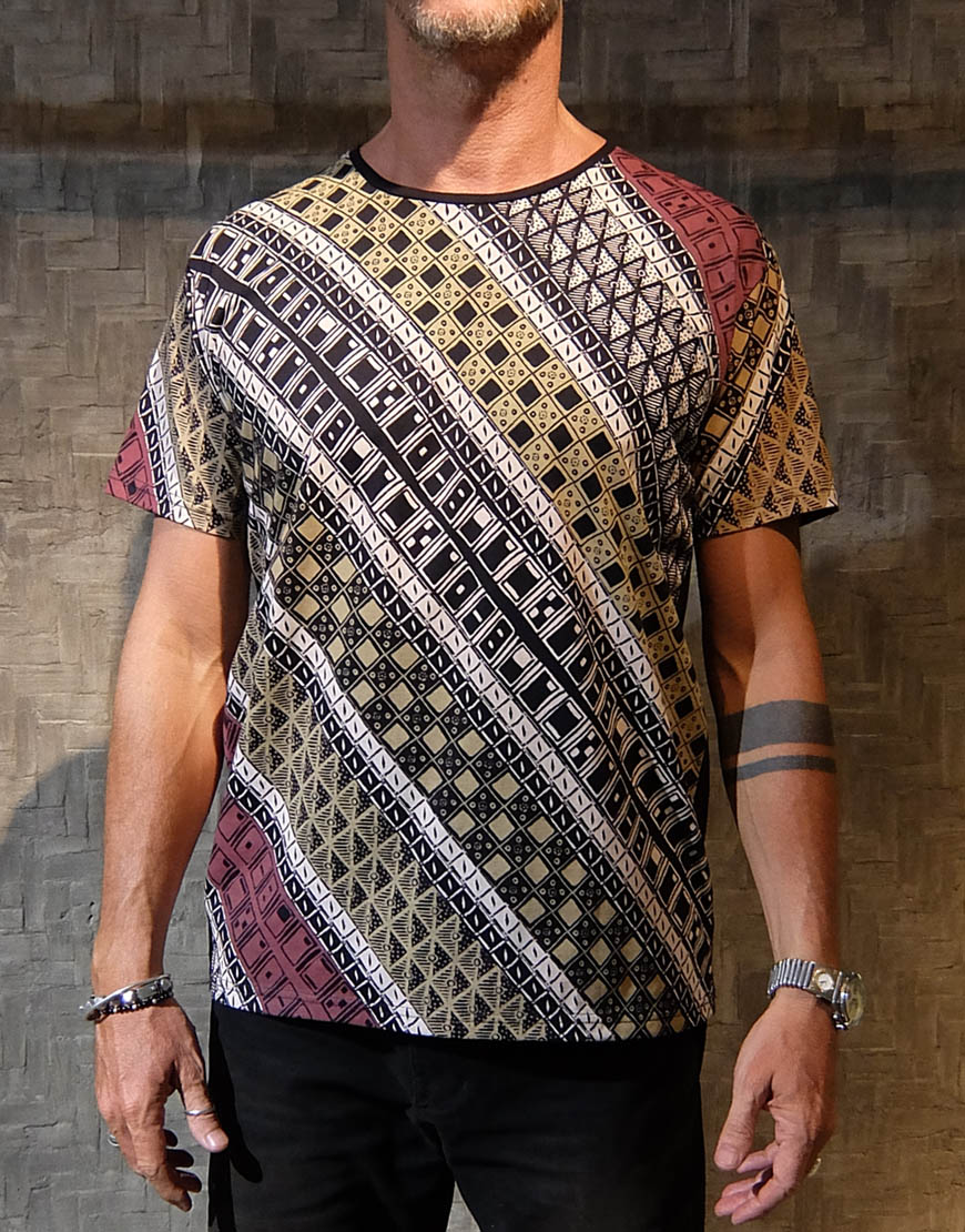 Kaos Batik Bali Diagonal