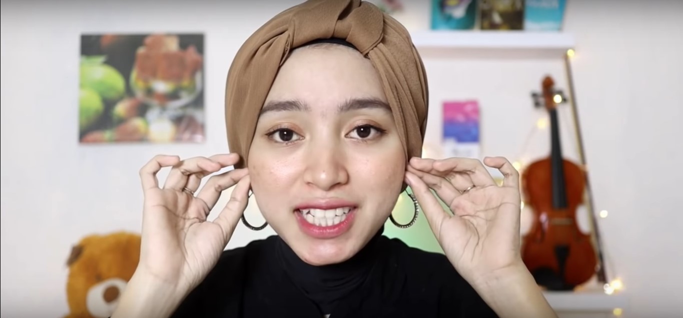 Tutorial Hijab Pasmina Pesta
