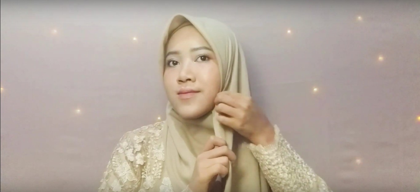 Tutorial Hijab Pesta Kebaya