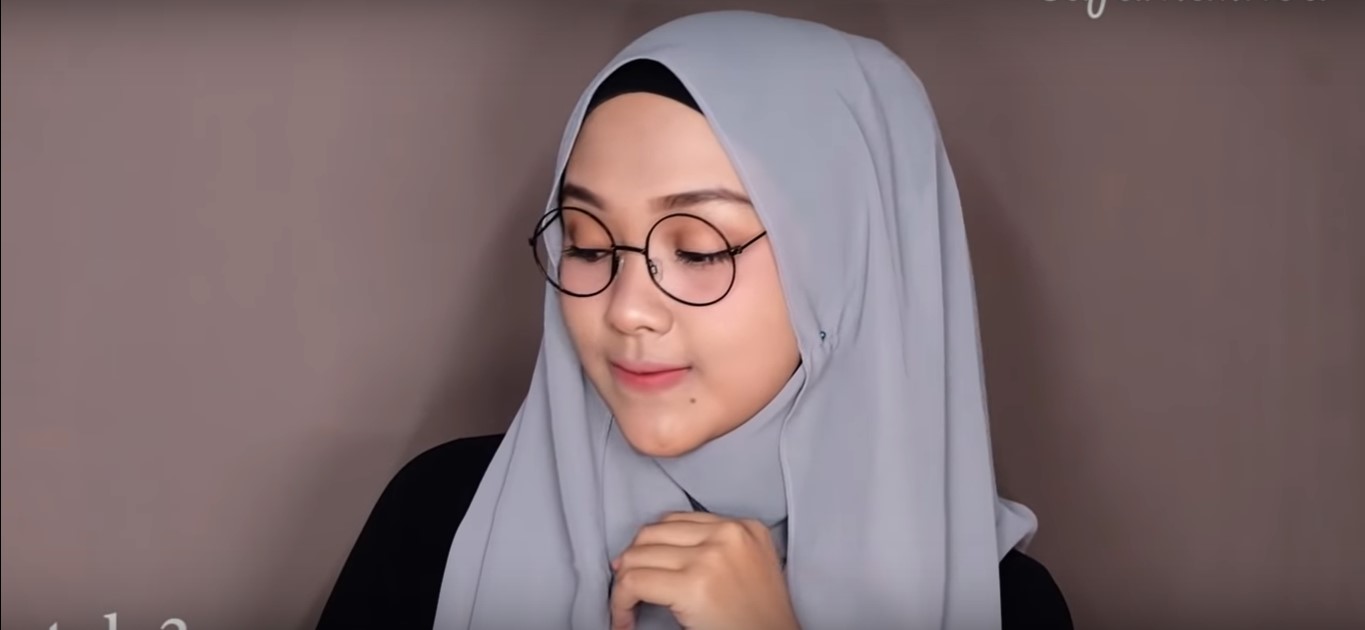 Tutorial Hijab Pesta Simple