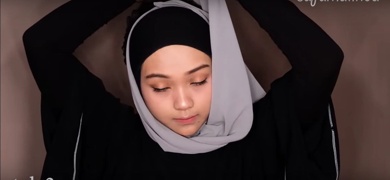 Tutorial Hijab Rawis Simple