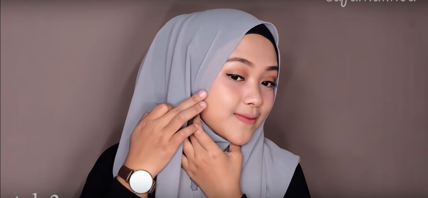 Tutorial Hijab Segi Empat Paris Simple Terbaru