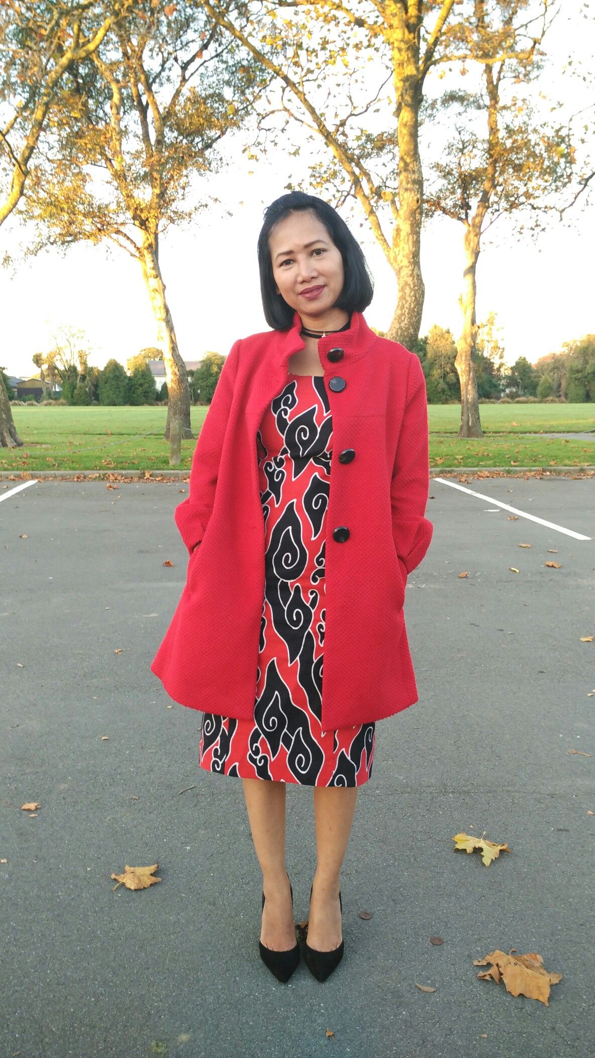 Inner Dress Batik Mega Mendung