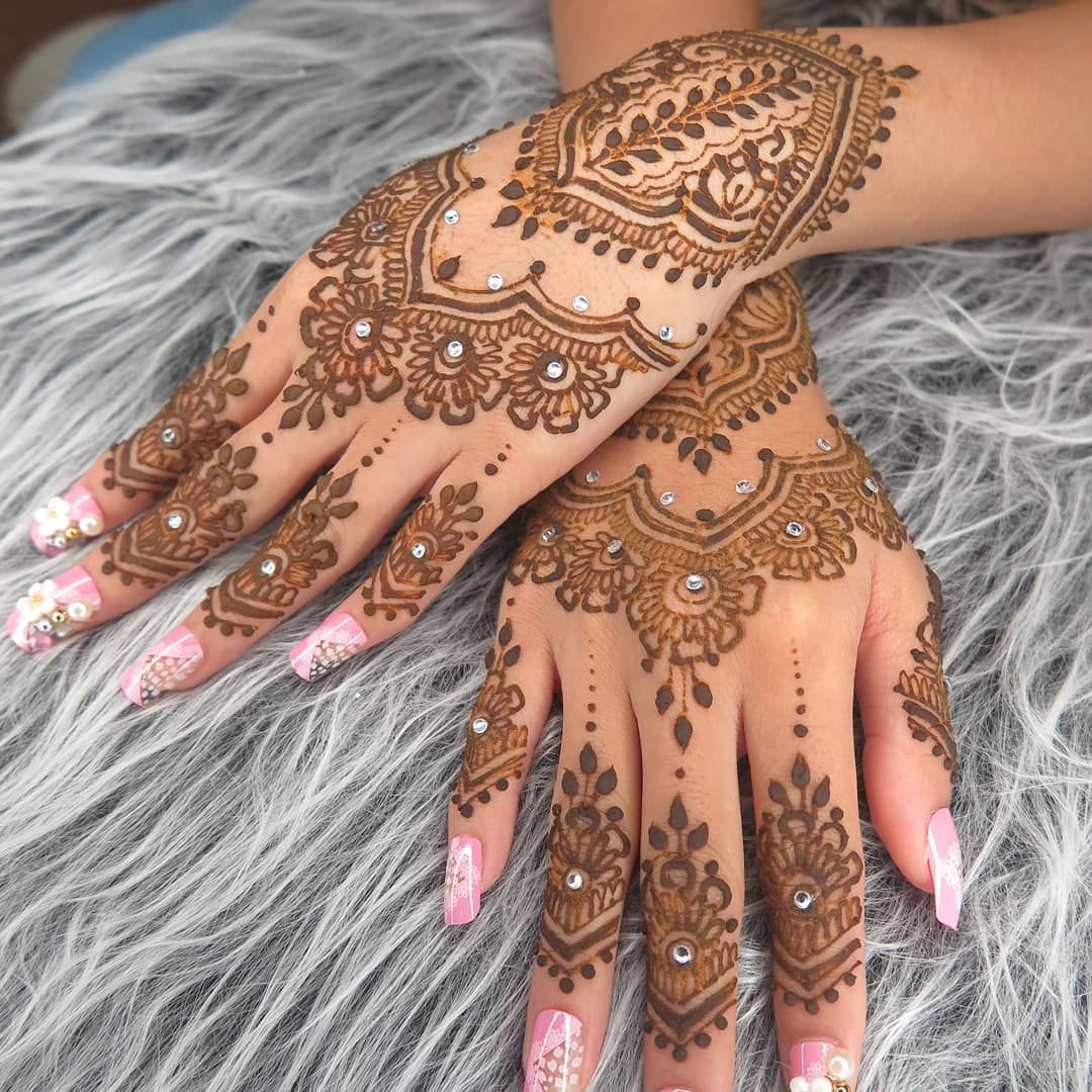 60 Gambar Motif Henna Pengantin Tangan Dan Kaki Yang Cantik