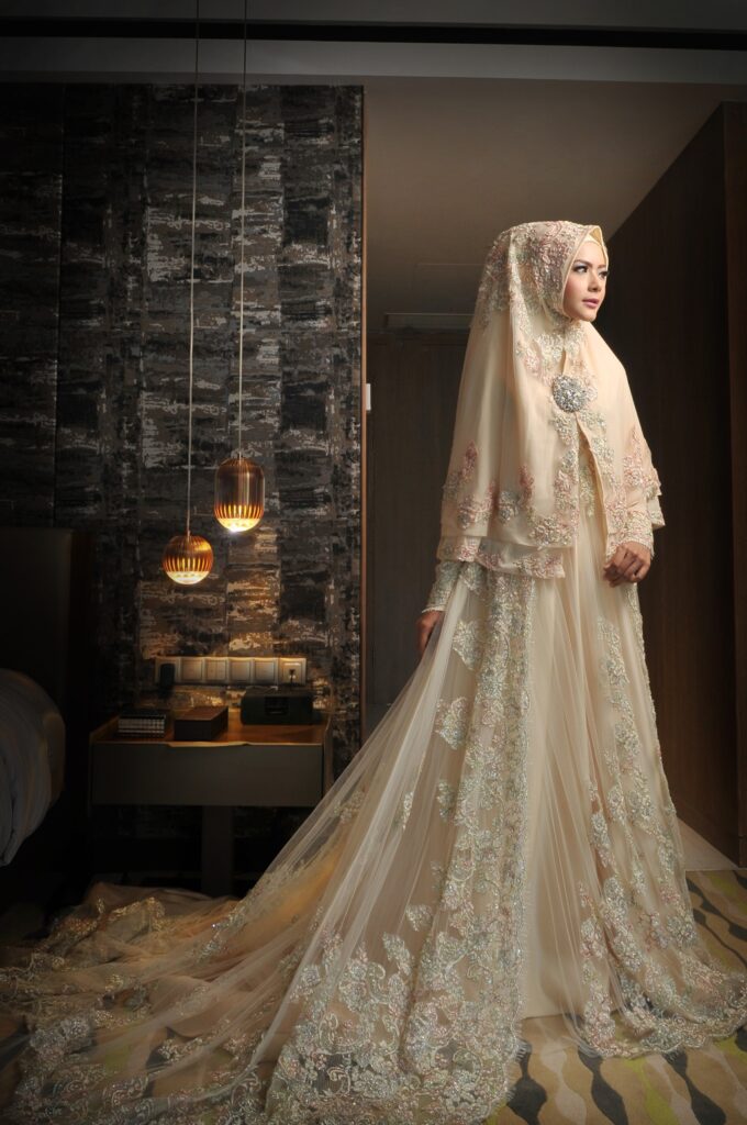 30 Model Gaun Pengantin Muslimah Syar I Elegan Modern