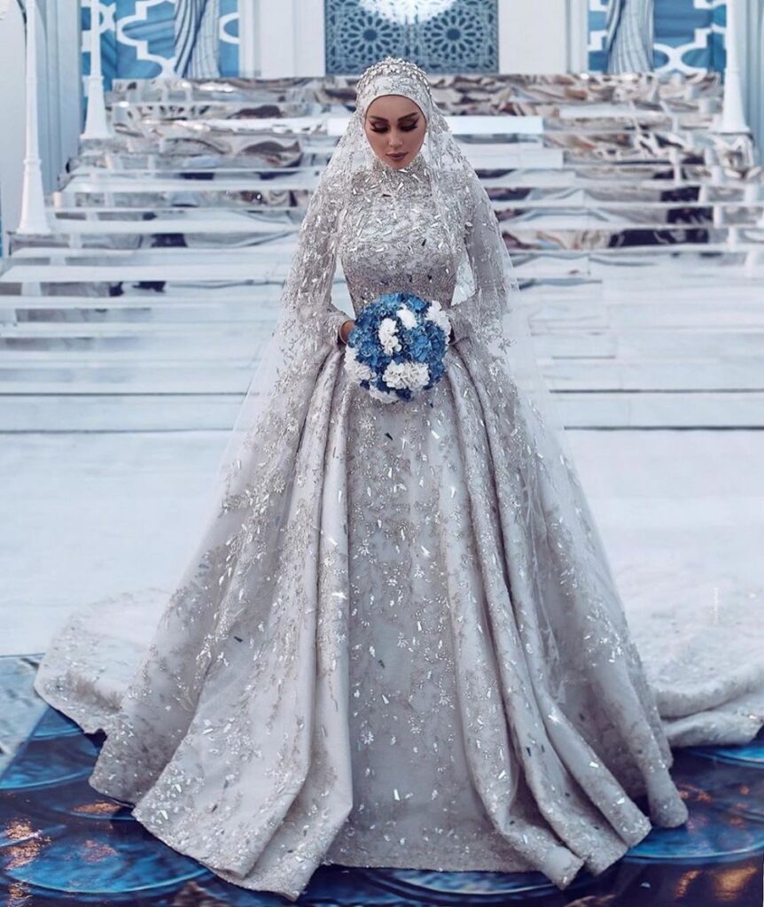 Model Gaun Pengantin Muslimah Syar I Elegan Modern