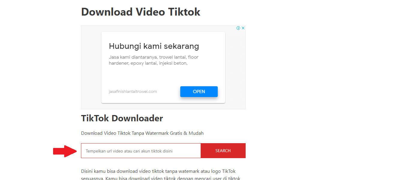 Menggunakan TikTok Downloader by Teknolagi 1