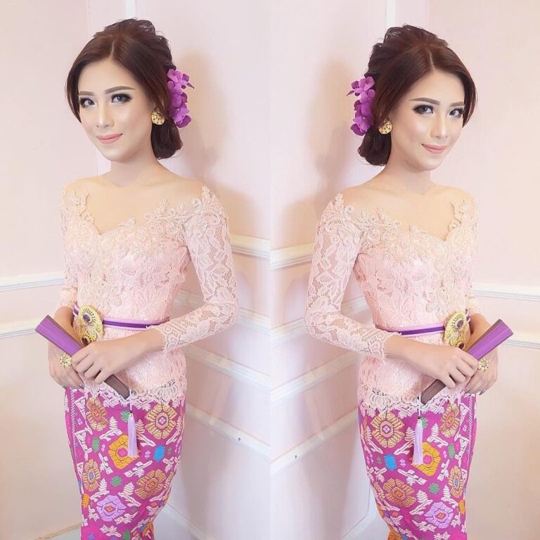   45 Model  Kebaya Bali  Modern Brokat Modifikasi Anti Norak 