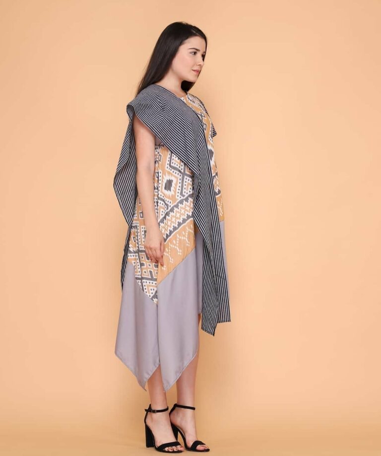 √ 45 Model Dress Batik Modern Kombinasi Elegan Terbaru 2020