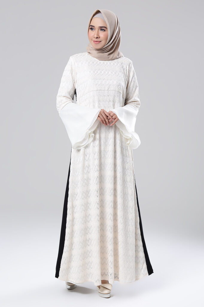 √ 30+ Model Gamis Balotelli Polos Kombinasi Terbaru 2020