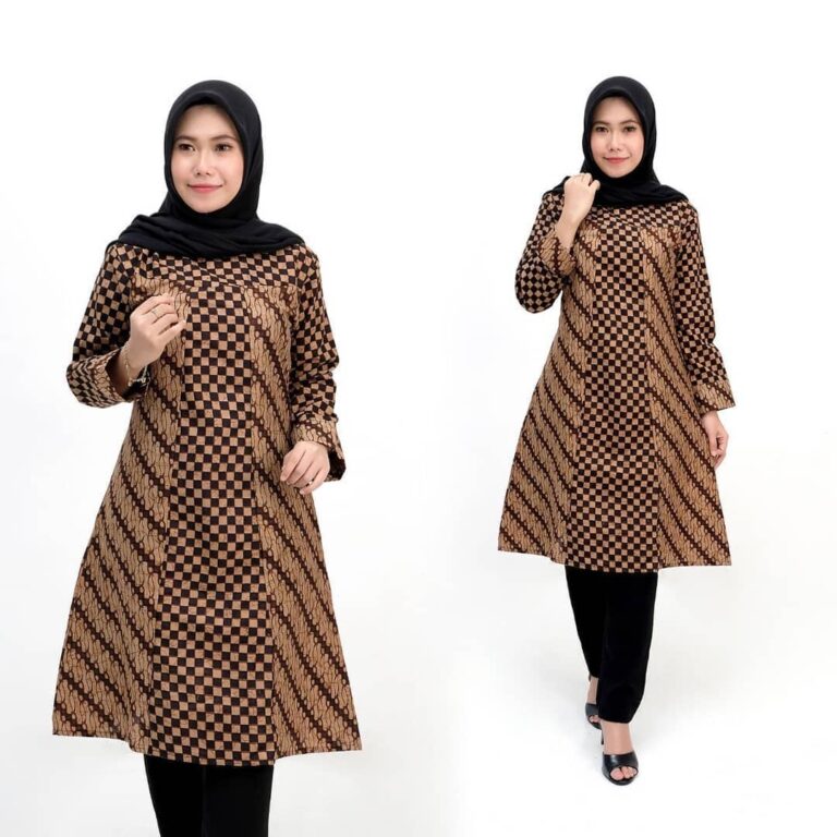 [35+] Model Baju Tunik Wanita Modern ( BATIK & BROKAT )