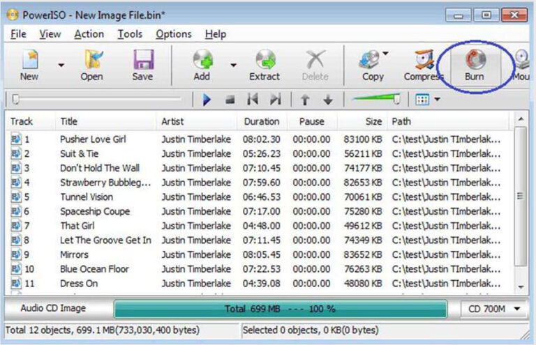 cara burning audio cd dengan windows media player