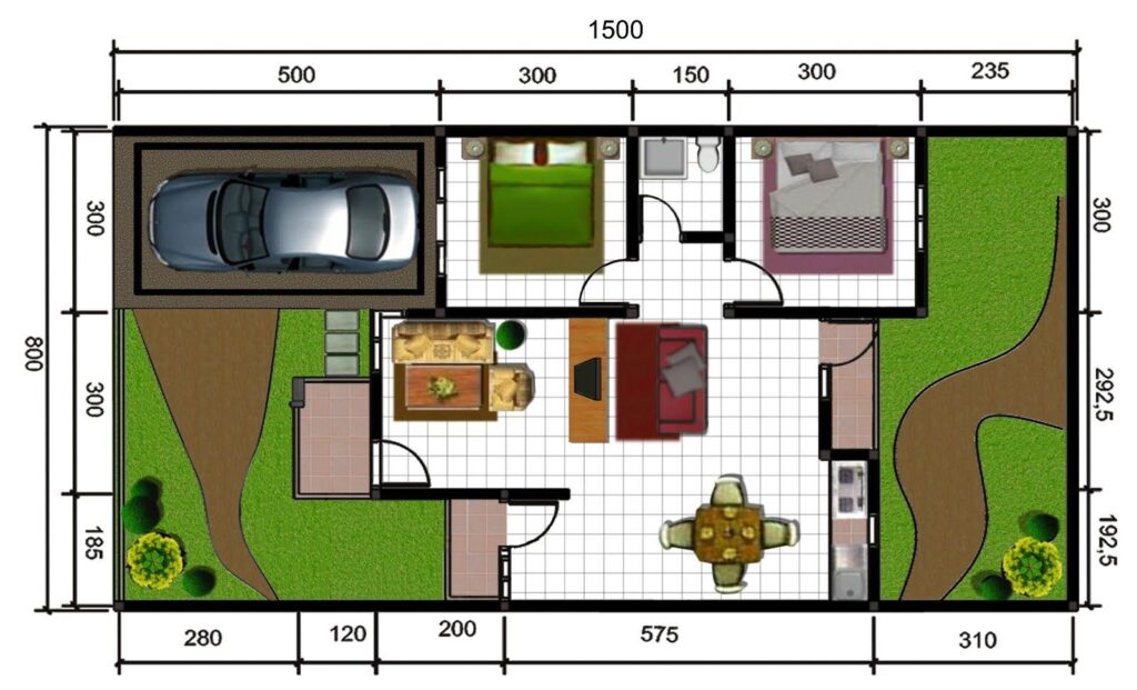 15 Gambar Desain Rumah Type 60 Minimalis Terbaru 2024